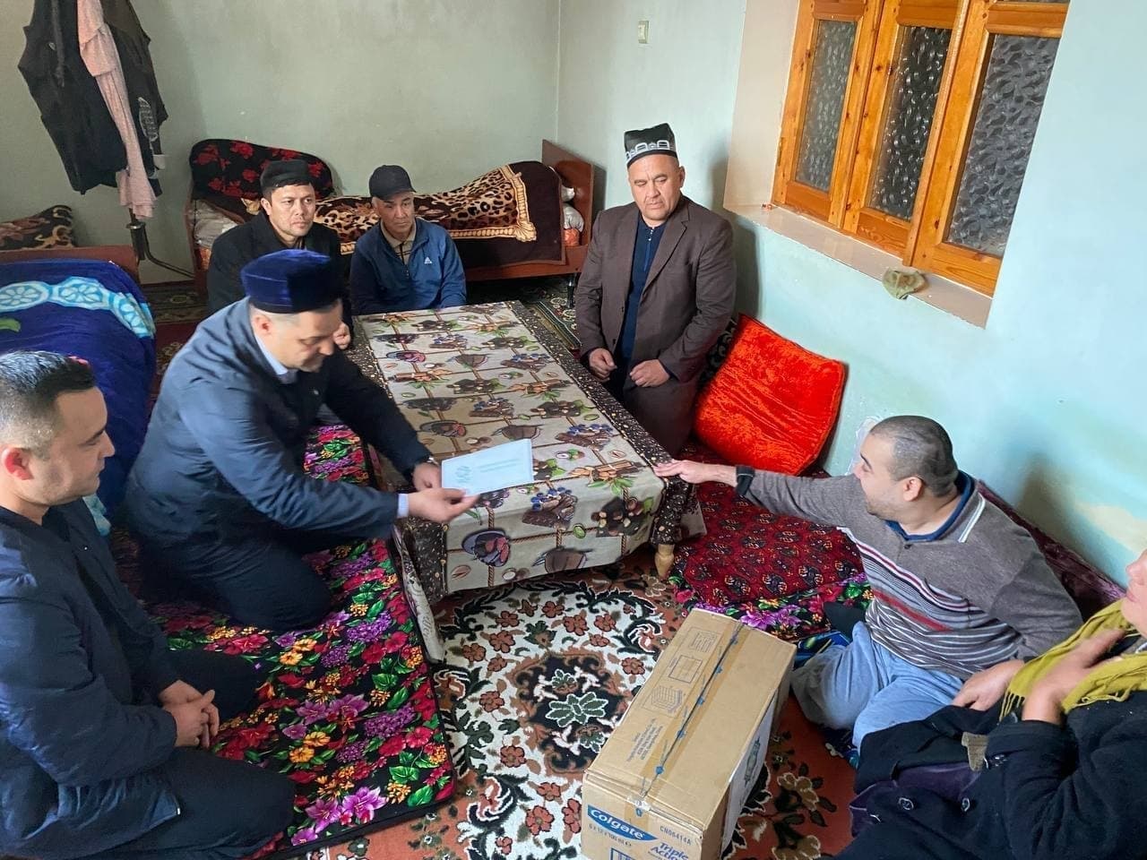 Payariqlik oilaga yordam ko'rsatildi