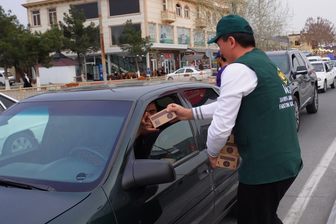 “IFTORLIK QILING VA MANZILINGIZGA ESON-OMON YETIB OLING”