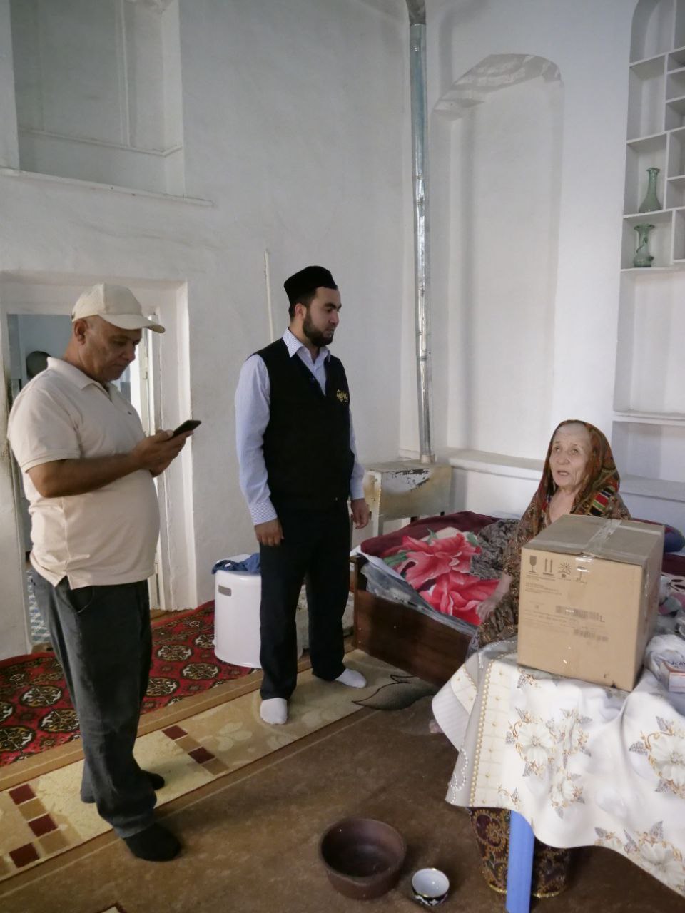 BAYRAM ARAFASIDA KAM TAʻMINLANGAN OILALAR HOLIDAN XABAR OLINDI