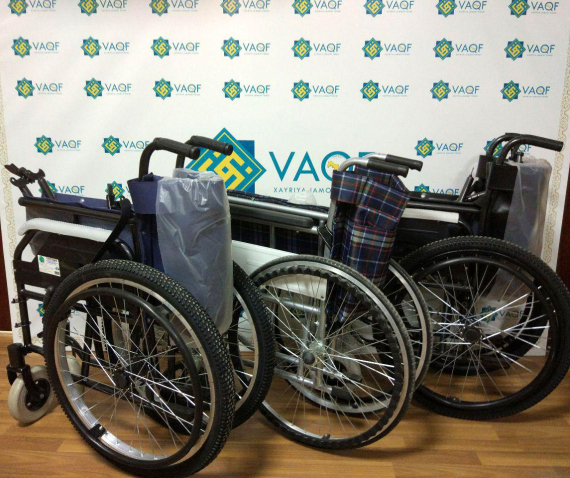 “Вақф” хайрия жамоат фонди кўнгилларга шодлик улашишда давом этади 